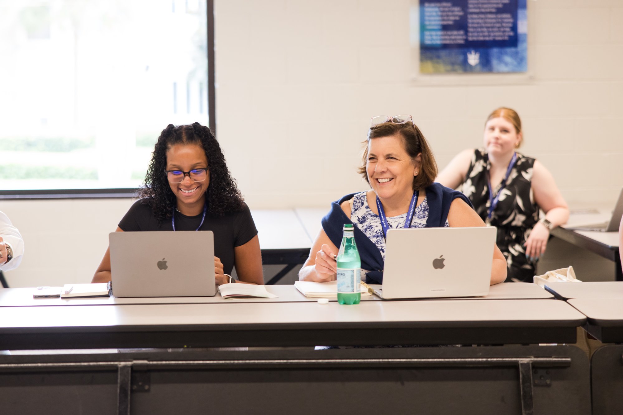 Elevate conference attendees collaborating